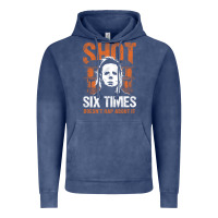 Vintage Denim halloween shot 6 times t shirt Vintage Hoodie - longCreatives
