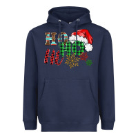 Navy ho ho ho christmas Heavyweight Hoodie - BarkalooDesign