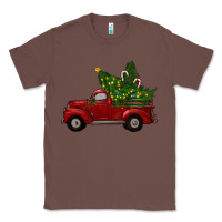 Chestnut Christmas Trees With Truck Classic Tee - RanaPortraitStore