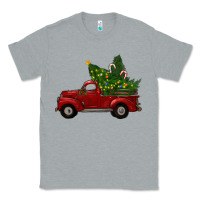 Heather Grey Christmas Trees With Truck Classic Tee - RanaPortraitStore