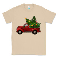 Mushroom Christmas Trees With Truck Classic Tee - RanaPortraitStore