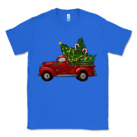True Royal Christmas Trees With Truck Classic Tee - RanaPortraitStore