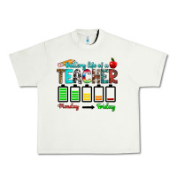 Pistachio battery life of a teacher monday friday Urban Heavy Tee - RanaPortraitStore
