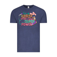 Vintage Denim I'm a Nurse what's your superpower Vintage Tee - CowGirlArtShop
