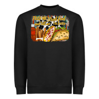 Black feed me street food and tell me im pretty Heavyweight Sweatshirt - RacoonDesign