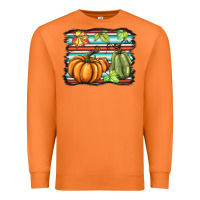 Carrot fall pumpkin  background Premium Sweatshirt - BarkalooDesign