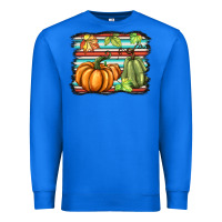 True Royal fall pumpkin  background Premium Sweatshirt - BarkalooDesign