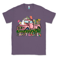 Lavender Happy Easter Day truck Classic Tee - HowdyJamesFarm