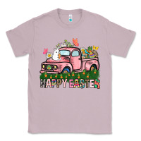 Lilac Happy Easter Day truck Classic Tee - HowdyJamesFarm