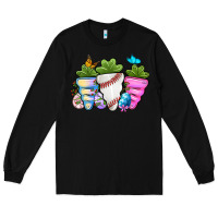 Black Easter Day Baseball Easter sports carrots Long Sleeve Tee - OliviaCreatesArt