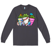 Smoke Easter Day Baseball Easter sports carrots Long Sleeve Tee - OliviaCreatesArt