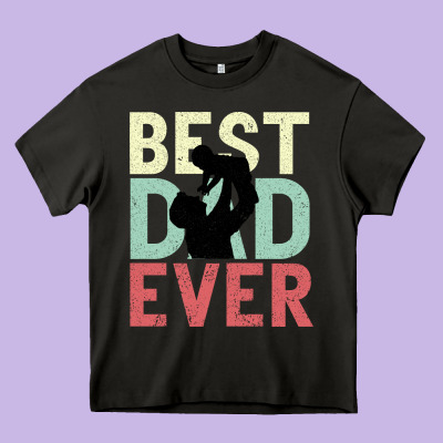 Best Dad Ever Heavy Core Tee Designed By Bettercallsaul