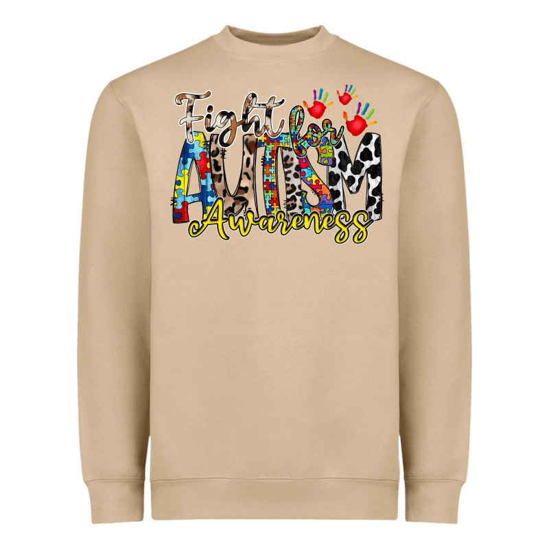Fight For Autism Awareness Heavyweight Sweatshirt by RacoonDesign | Teevron