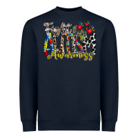Navy fight for autism awareness Heavyweight Sweatshirt - RacoonDesign