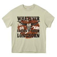 Mossy longhorn bullskull whatever lossos your longhorn Heavy Core Tee - JahusDesignShop