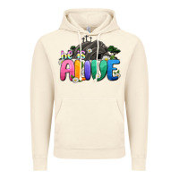 Vintage Artic Easter Day He is alive Vintage Hoodie - OliviaCreatesArt