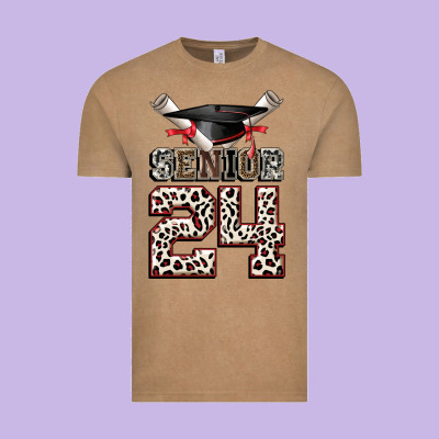 Senior 24 Vintage Tee Designed By Cowgirlartshop