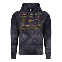 Cloud Black Top Ten Best WW2 Tanks M4 Sherman Panzer IV Tiger II T34 Vintage Hoodie - longCreatives