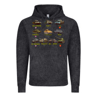 Vintage Black Top Ten Best WW2 Tanks M4 Sherman Panzer IV Tiger II T34 Vintage Hoodie - longCreatives