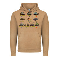 Vintage Camel Top Ten Best WW2 Tanks M4 Sherman Panzer IV Tiger II T34 Vintage Hoodie - longCreatives