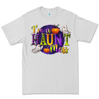 Dove Grey I'm a Haunt Mess Premium Tee - texasbilliewilder