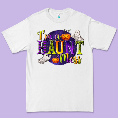 I'm A Haunt Mess Premium Tee Designed By Texasbilliewilder