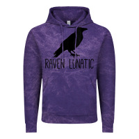Cloud Purple Womens Raven Lunatic, Funny Bird Lover Gift Men Women Kids Vintage Hoodie - longCreatives