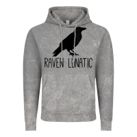 Cloud Rock Womens Raven Lunatic, Funny Bird Lover Gift Men Women Kids Vintage Hoodie - longCreatives