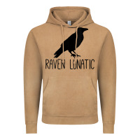 Womens Raven Lunatic, Funny Bird Lover Gift Men Women Kids Vintage Hoodie | Teevron