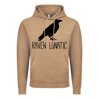 Vintage Coffee Womens Raven Lunatic, Funny Bird Lover Gift Men Women Kids Vintage Hoodie - longCreatives