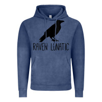 Vintage Denim Womens Raven Lunatic, Funny Bird Lover Gift Men Women Kids Vintage Hoodie - longCreatives