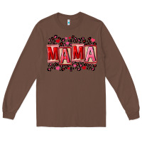 Chestnut Pink leopard mama Long Sleeve Tee - FaDigitalArtStudio