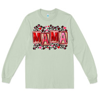 Matcha Pink leopard mama Long Sleeve Tee - FaDigitalArtStudio