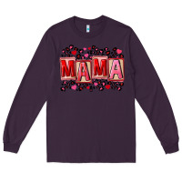 Plum Pink leopard mama Long Sleeve Tee - FaDigitalArtStudio