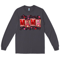 Smoke Pink leopard mama Long Sleeve Tee - FaDigitalArtStudio
