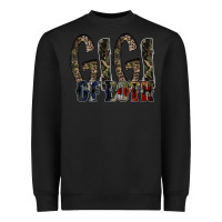Black gigi of both Heavyweight Sweatshirt - RacoonDesign