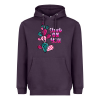 Plum stuck on you cactus Heavyweight Hoodie - BarkalooDesign