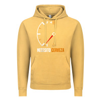Vintage Mustard Mexican beer necesito cerveza cool & funny sayings Vintage Hoodie - longCreatives