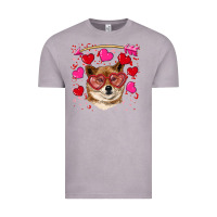 Vintage Zinc valentine's shiba inu Vintage Tee - RanaPortraitStore