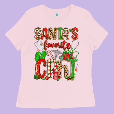 Santa's Favorite Cpht Ladies Tee Designed By Texasbilliewilder