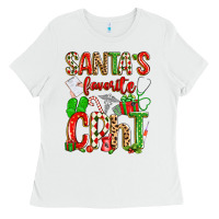 White santa's favorite cpht Ladies Tee - texasbilliewilder