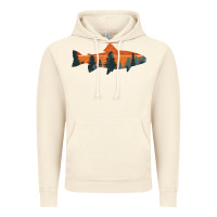 Vintage Artic Trout Fly Fishing Nature Outdoor Fisherman Gift Vintage Hoodie - longCreatives