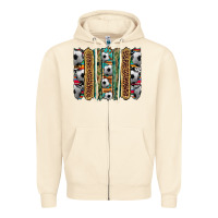 Sandshell soccer camouflage serape cowhide turquoise leopard glitter  brushstrok Zipper Hoodie - Artiststas