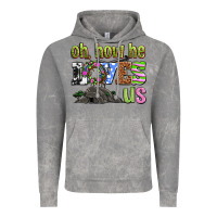 Cloud Rock Easter Day Oh he loves us Vintage Hoodie - OliviaCreatesArt