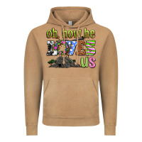 Vintage Camel Easter Day Oh he loves us Vintage Hoodie - OliviaCreatesArt