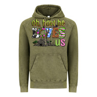 Vintage Olive Easter Day Oh he loves us Vintage Hoodie - OliviaCreatesArt