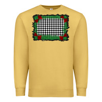 Antique Gold christmas black and white background Premium Sweatshirt - BarkalooDesign