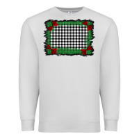Dove Grey christmas black and white background Premium Sweatshirt - BarkalooDesign