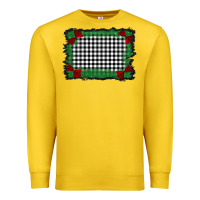 Lemon christmas black and white background Premium Sweatshirt - BarkalooDesign