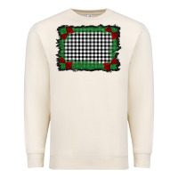 Sandshell christmas black and white background Premium Sweatshirt - BarkalooDesign
